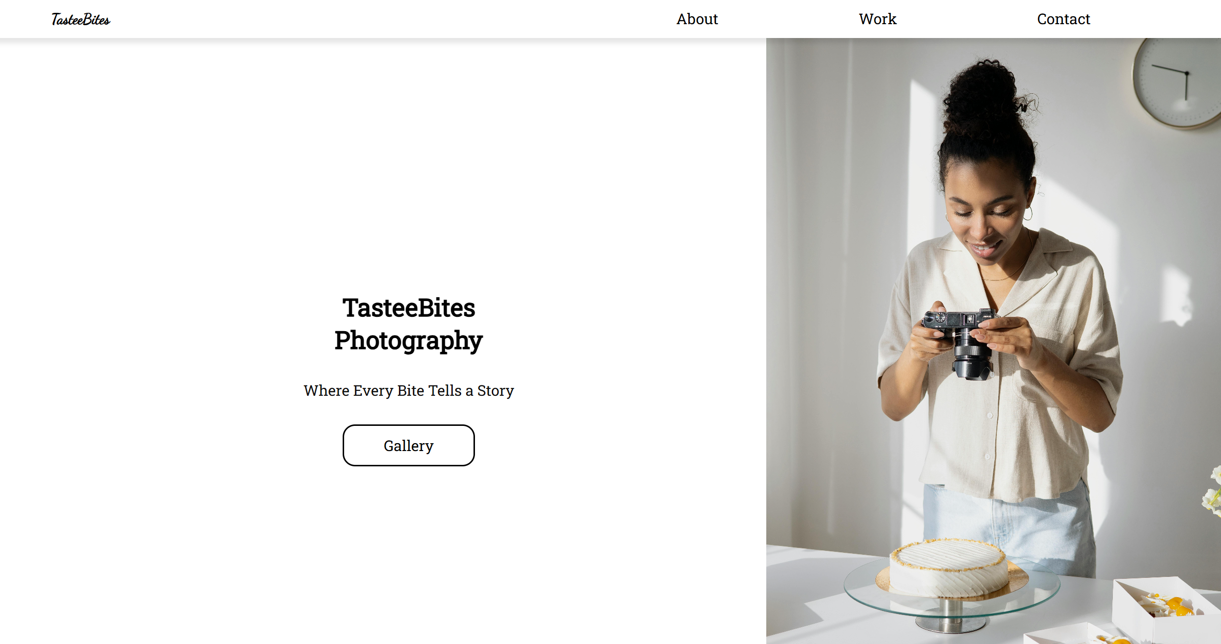 TasteeBites Website