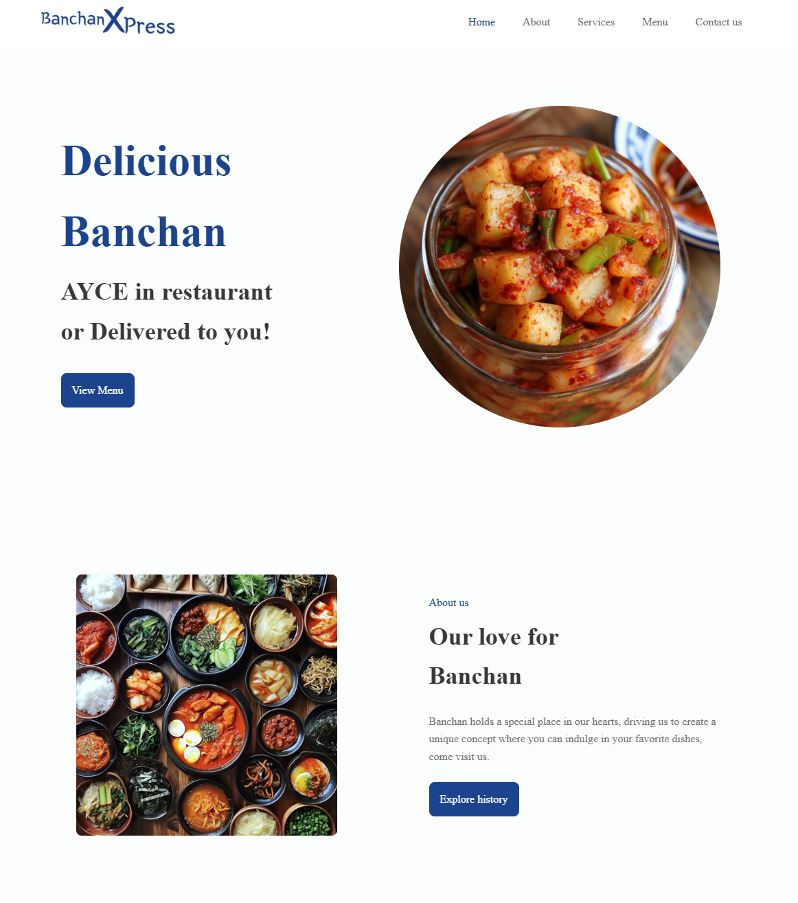 Banchan E-commerce Website